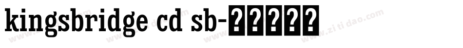 kingsbridge cd sb字体转换